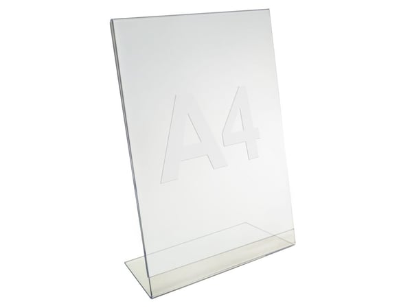 Skilteholder A4 klar