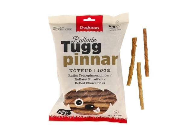 DOGMAN Tyggepinde 9-10mm 100-pack 100-pack