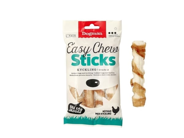 DOGMAN Easy Chew tikut kanaa 4p 12,5cm 12,5cm