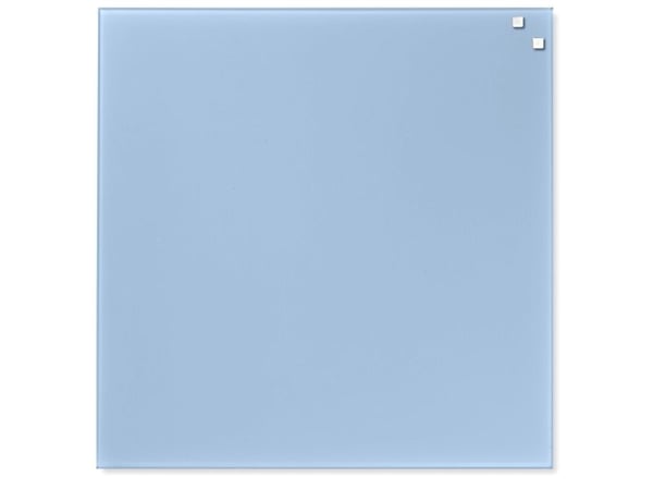 Magnetisk glastavle 45 x 45 cm lyseblå Lyseblå 49,5x3x48,5mm (1stk)