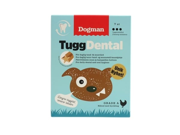 DOGMAN Stoff Dental med kylling S 28p 12,5cm