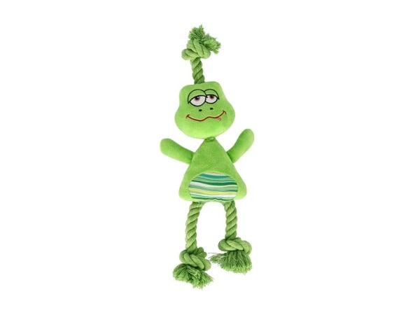 Dogman Leksak Frogge Rep Grön 40cm