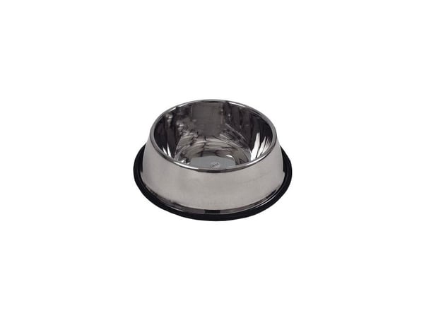 Dogman Matskål Med Antiglidkant Metall 450ml 15cm