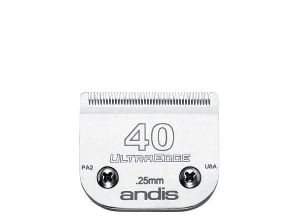 ANDIS UltraEdge skär Nr 40, 0,25mm 0,25mm 0,25mm