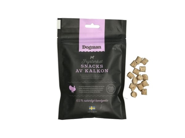 DOGMAN Frysetørret snacks af kalkun 5