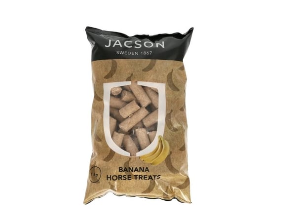 JACSON Hestegodbiter med banansmak 1 kg