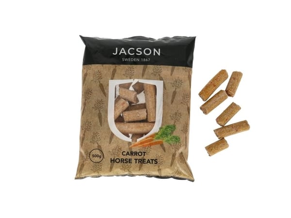 JACSON Hestegodbiter med gulrotsmak 500g