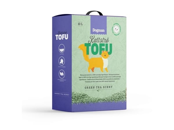 Dogman Kattströ Green Tea Scented 4kg