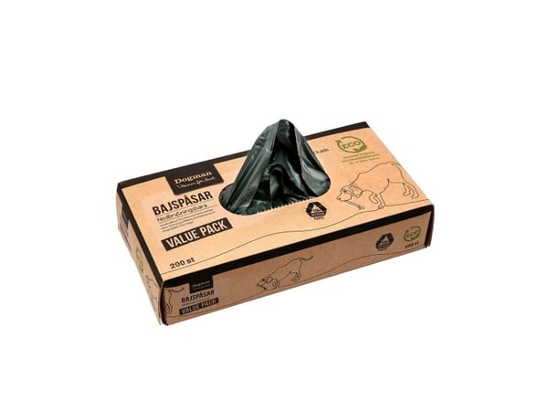 DOGMAN Hømhømposer 100% genbr pla 200