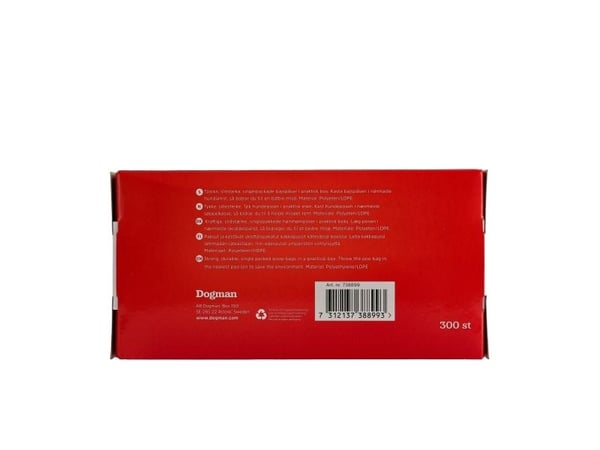 Dogman tjocka bajspåsar value pack 300st