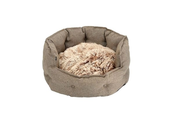 Dogman Classy Memory Foam Hundbädd Beige M 64cm