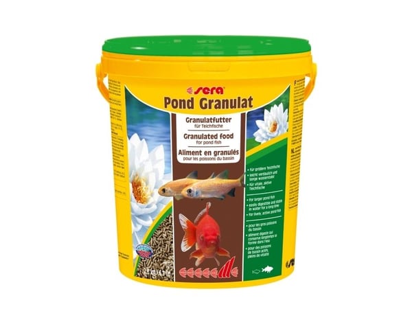 Sera Pond Granulate 21 l - Ruoka lammikkokaloille Sera Pond Granulate 21 l - Ruoka lammikkokaloille