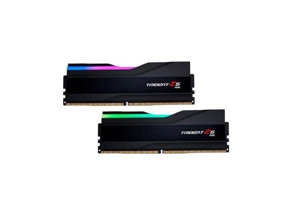 G.Skill Trident Z5 RGB - DDR5 - sett - 32 GB: 2 x 16 GB - DIMM 288-pin - 7600 MT/s / PC5-60800 - CL36 - 1.4 V - ikke-bufret - ikke-ECC - matt svart