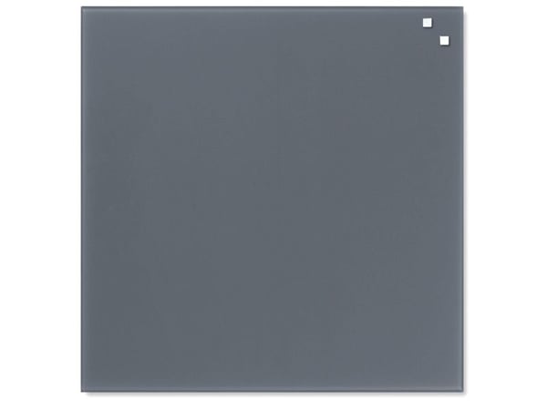 Magnetisk glastavle NAGA 45x45 cm grå