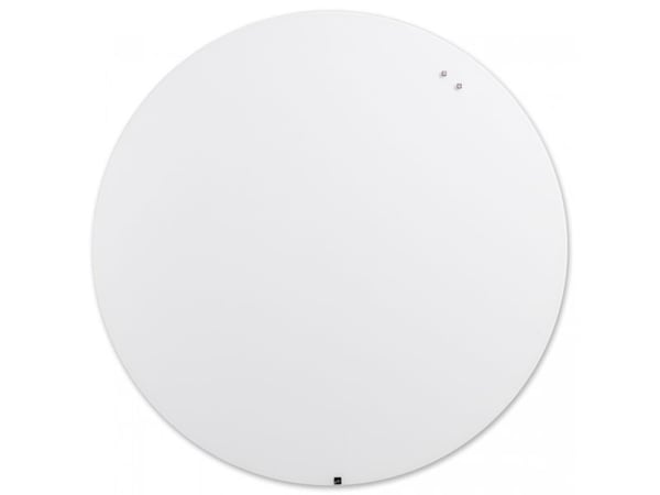Magnetisk NAGA glastavle cirkel Ø100 cm Pure White