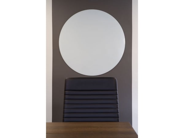 Magnetisk NAGA glastavle cirkel Ø100 cm Pure White