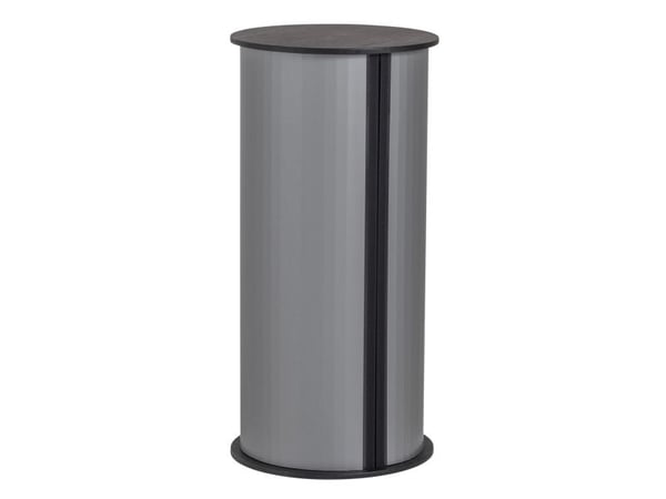 Mässbord TWIN rund svart