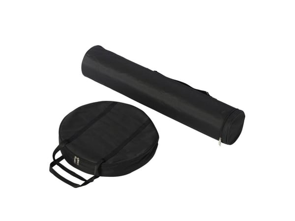 Mässbord TWIN rund svart