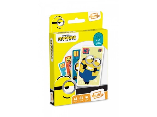 Shuffle Fun 4-i-1 Minions kortspill: enter Gru