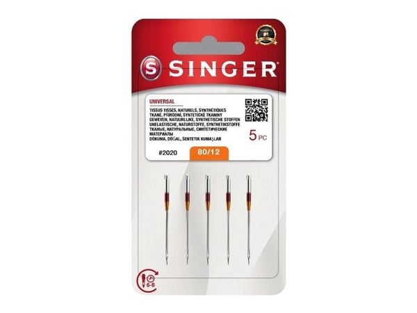 SINGER nål M2020-12/80 blisteri 5 stk.
