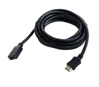 Gembird CC-HDMI4X-15 - HDMI-forlengelseskabel med Ethernet - HDMI hunn til HDMI hann - 4.5 m - skjermet - svart