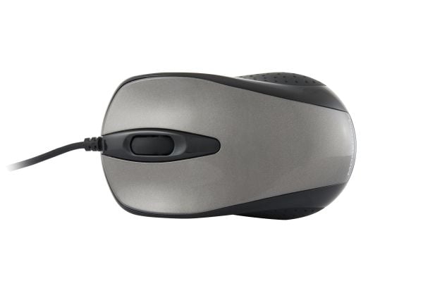 ModeCom MC-M4 - Mus - optisk - 3 knapper - kablet - USB - mørk grå