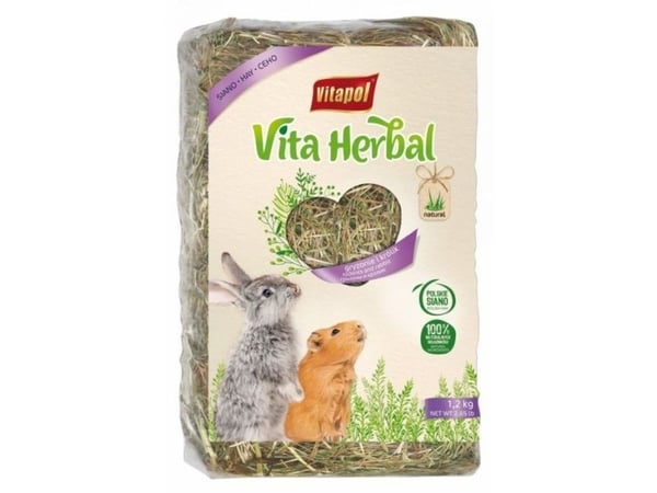 VITAPOL Vita Herbal - hö till gnagare - 1,2 kg