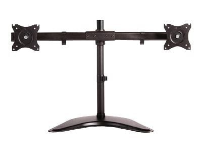 Neomounts NM-D335D - Stativ - full bevegelse - for 2 LCD-skjermer - svart - skjermstørrelse: 10"-27" - skrivebordsstativ, klemmemonterbar, malje, s...