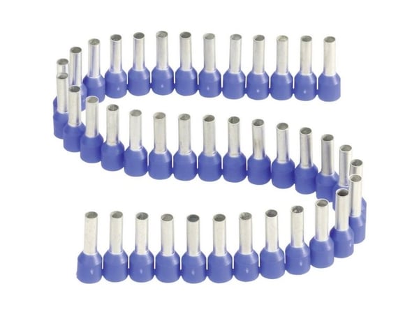Vogt Verbindungstechnik 460508.00050 Kaapelinsokka 2,5 mm² Osittain eristetty Sininen 50 kpl