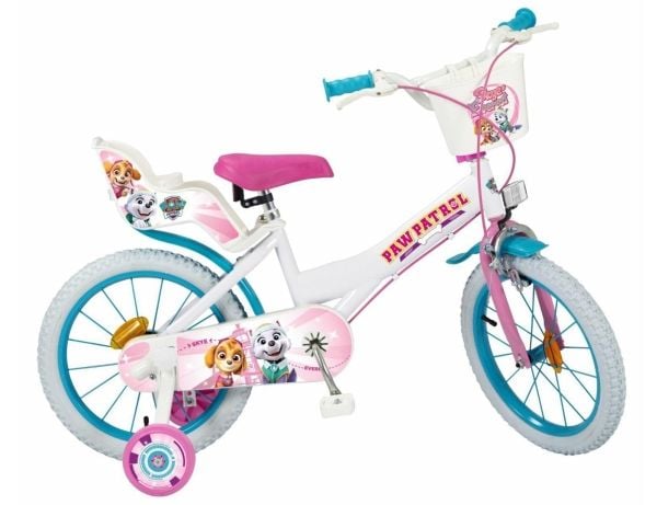BØRNECYKEL 16" TOIMSA TOI1681 PAW PATROL HVID