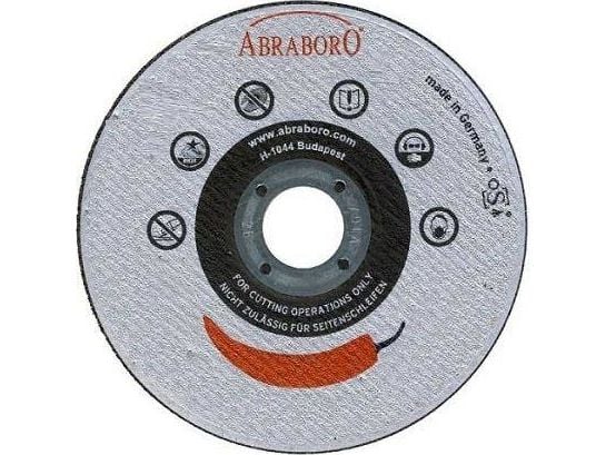 Abraboro alumiinioksidikiekko 125 x 1,0 inox Quality (AB12501001)