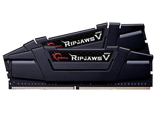 G.Skill Ripjaws V - DDR4 - sett - 16 GB: 2 x 8 GB - DIMM 288-pin - 3200 MT/s / PC4-25600 - CL16 - 1.35 V - ikke-bufret - ikke-ECC - klassisk svart
