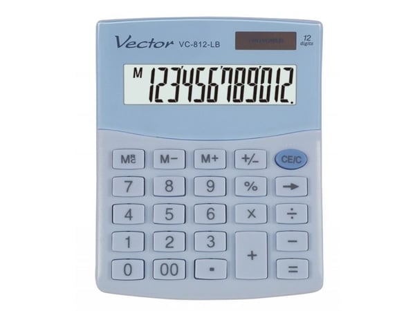 Vector Smart 3724 KAV VC-812 LB miniräknare