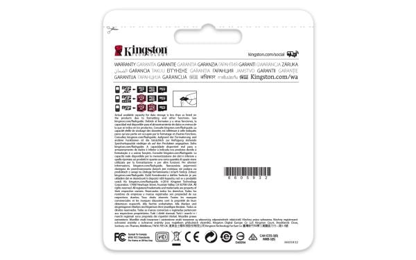 Kingston - Flashminnekort (microSDHC til SD-adapter inkludert) - 32 GB - UHS Class 1 / Class10 - microSDHC UHS-I