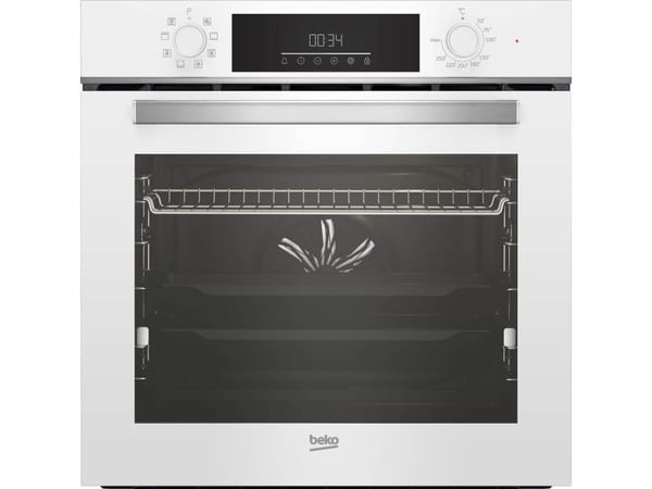 Beko BBIM14300WMS - Ovn - med dampfunksjon - innebygd - fordypning - bredde: 56 cm - dybde: 55 cm - høyde: 59 cm - med selvrens - Klasse A - hvit