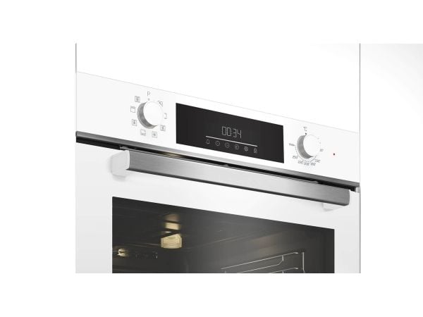 Beko BBIM14300WMS - Ovn - med dampfunksjon - innebygd - fordypning - bredde: 56 cm - dybde: 55 cm - høyde: 59 cm - med selvrens - Klasse A - hvit