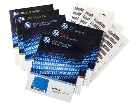 HPE RW Bar Code Label Pack - Streckkodsetiketter
