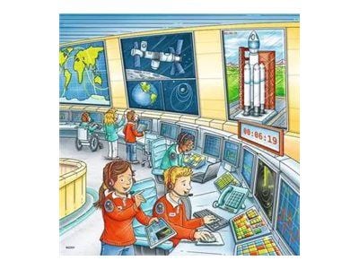 Ravensburger - Tom & Mia Go on a Space Mission - puslespill - 49 deler