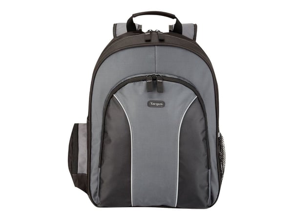 Targus Essential - Kannettavan tietokoneen reppu - 15.4" - 16" - harmaa, musta