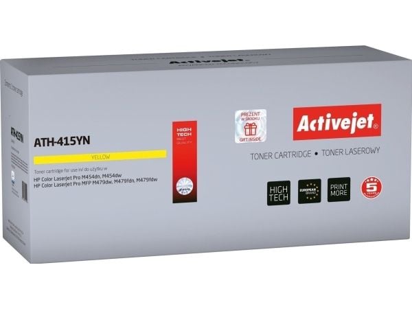 Activejet ATH-415YN CHIP, 2100 sider, Gult, 1 stykker
