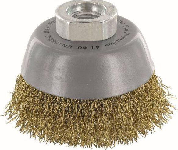 Abraboro slipeskive 60 mm/M14 - kobbertråd 0,3 mm MOSIEZNY AB90409051 (ABRABORO) (front/bryteskive)