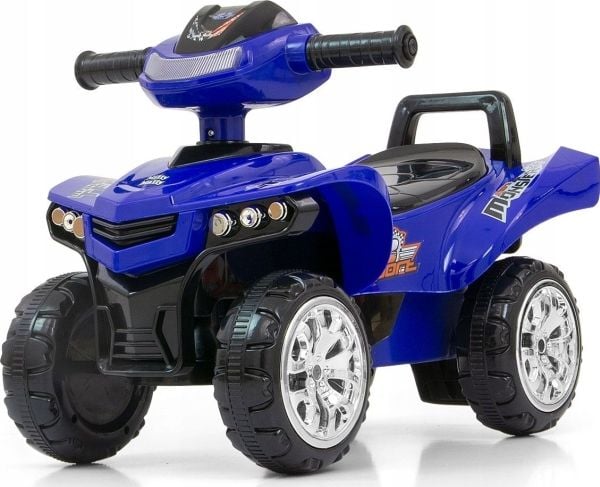 Lite sparkesykkel med lyd og 4 hjul Milly Mally Monster Navy