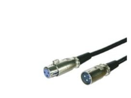 MicroConnect - Lydforlengelseskabel - XLR3 hunn til XLR3 hann - 1 m