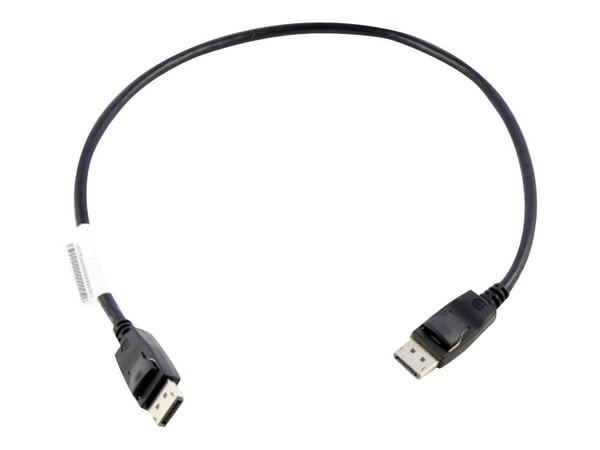 Lenovo - DisplayPort-kabel - DisplayPort (hane) till DisplayPort (hane) - 0.5 m - för ThinkCentre M75t Gen 2; M80s Gen 3; M90a Gen 3; M90q Gen 2; M...