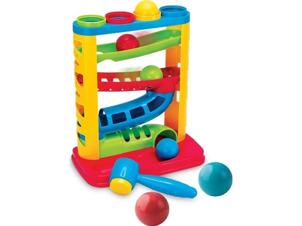 Smily Play Rutschkana för kulor och hammare