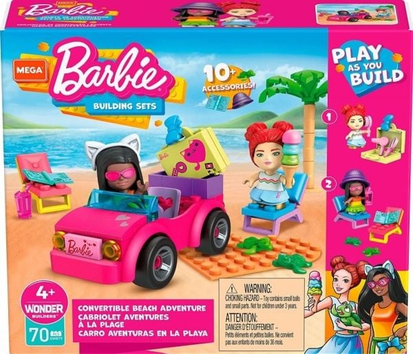 Mattel Barbie klodser Stranding i Malibu (GWR79)
