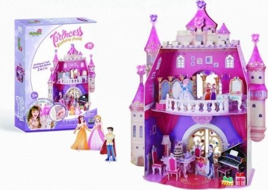 CUBICFUN 3D dėlionė "Princesės gimtadienis" (Prinssit)