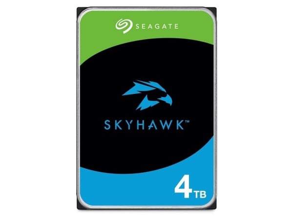 Seagate SkyHawk ST4000VX016 - Hårddisk - 4 TB - inbyggd - 3.5" - SATA 6Gb/s - buffert: 256 MB - med 3 års Seagate Rescue Data Recovery