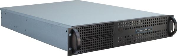 Inter-Tech 2U-2129N, Teline, Palvelin, Musta, Hopea, ATX, EATX, mikro ATX, Mini-ITX, SSI EEB, Terästä, 2U