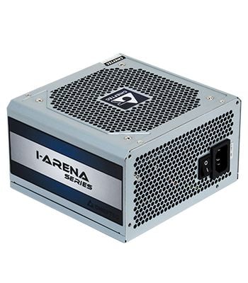 Chieftec iARENA GPC-600S - Nätaggregat (intern) - ATX12V 2.3/ PS/2 - AC 230 V - 600 Watt - aktive PFC - silver